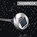 AZIRIER Solar Lights Waterproof Solar Garden Lights, Stainless Steel Solar Landscape Lights Outdoor for Lawn Patio Yard Garden Walkway 8 Pack