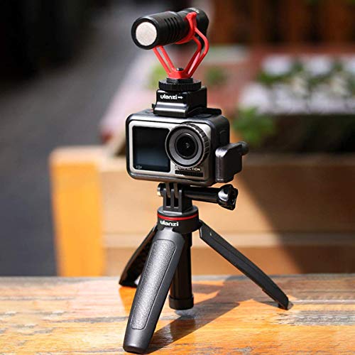 Ulanzi MT-09 Extension Pole Tripod, Mini Selfie Stick Tripod Stand Handle Grip for GoPro 8 7 6 5 4 Max DJI OSMO Action Insta360 One X SJCAM Vlogging