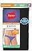 Hanes Women's 5 Pack Microfiber Bikini Panties, Assorted, 5