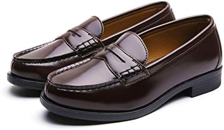 GIO&GIA Women’s Student Shoes, School Loafer, Cushioned, Insole, Memory Foam, 3D Insole, Shock Absorption, Lightweight, For Work or School Commutes, Water Repellent, Lightweight, Non-Slip, Odor Resistant, Comfortable