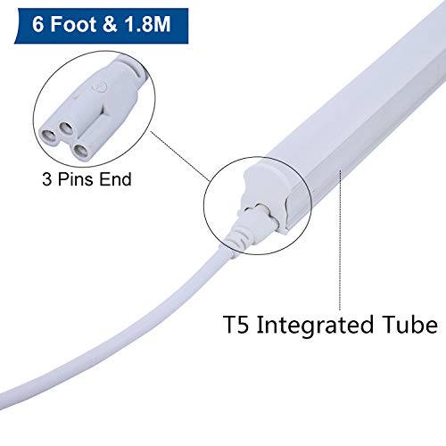 image for CNSUNWAY LIGHTING Double End Connector Cable for Integrated T5 T8 T12 