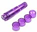 Finever Purple Pocket Personsal Pleasure Mini Massager Toy 4 Heads Different Style (2)