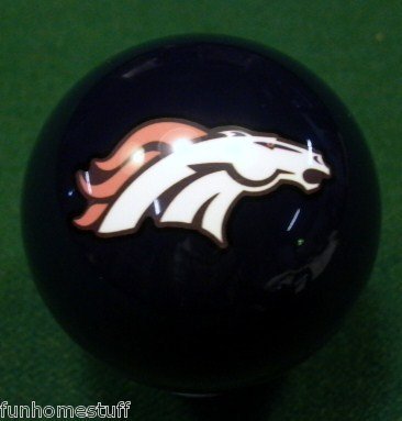 Denver Broncos Dark Blue (Home Color) NFL Billiard Ball