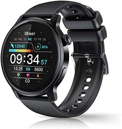 CMKJ Smart Sport Watch with Bluetooth Phone Call,IP68 Waterproof