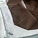 Watershed Innovations HydraTarp 20ft X 30ft Heavy Duty Waterproof Tarp - 14mil Thick - White/Brown Reversible Tarp