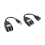 USB over RJ45 cat5e 5e cat6 cable extension extender cable adapter