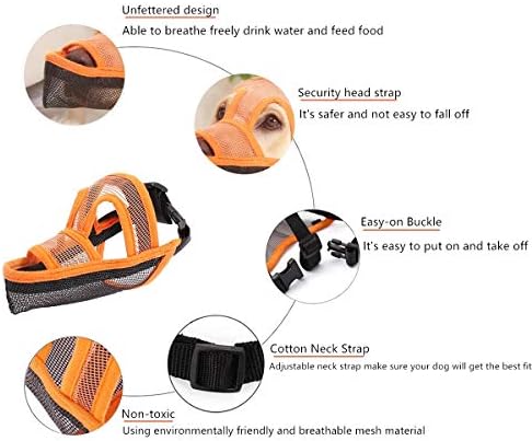 Canine Snout Circumference Muzzle for Anti-Biting and Anti-Barking