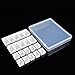 Outus Plastic Empty Watercolor Paint Pans 10 Pieces Full Pans and 10 Pieces Half Pans