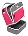 High Sierra Stacked Compartment- Flamingo/Charcoal/White