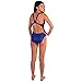 Flow Accelerate Swimsuit for Girls - Size 23 to 34 One Piece Swim Suit for Practice and Competition in Black, Blue, and Navy