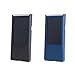 for Astell&Kern AK Jr, Handmade Miter Leather Case Cover AK JR (WithOutStand) a Screen Protector (Navy)