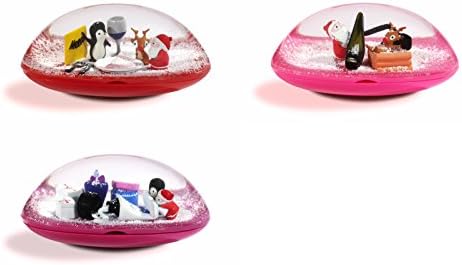 Snomee (Gift Card Holder, Snow Globe) 3 Pack Dining Out, Fashion, and Health and Beauty