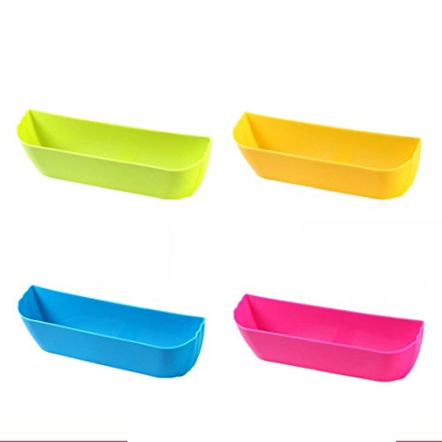 Hanging Shoe Slots Organizer Wall Mounted Space Saver Shoes Rack Holder, Staron Home Space-Saving Storage Organizer Shoes Display Storage Shelf Bathroom Shoe Rack (A) - Thumbnail 3