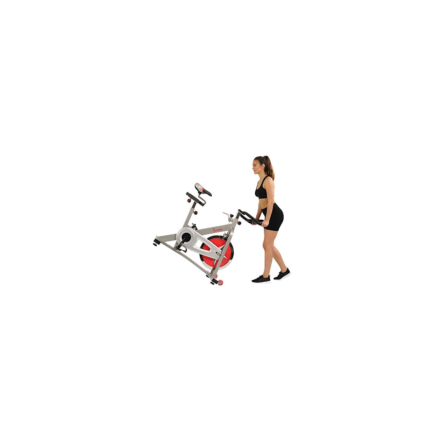 Sunny Health & Fitness Pro Indoor Cycling Bike with 40 LB Flywheel - SF
