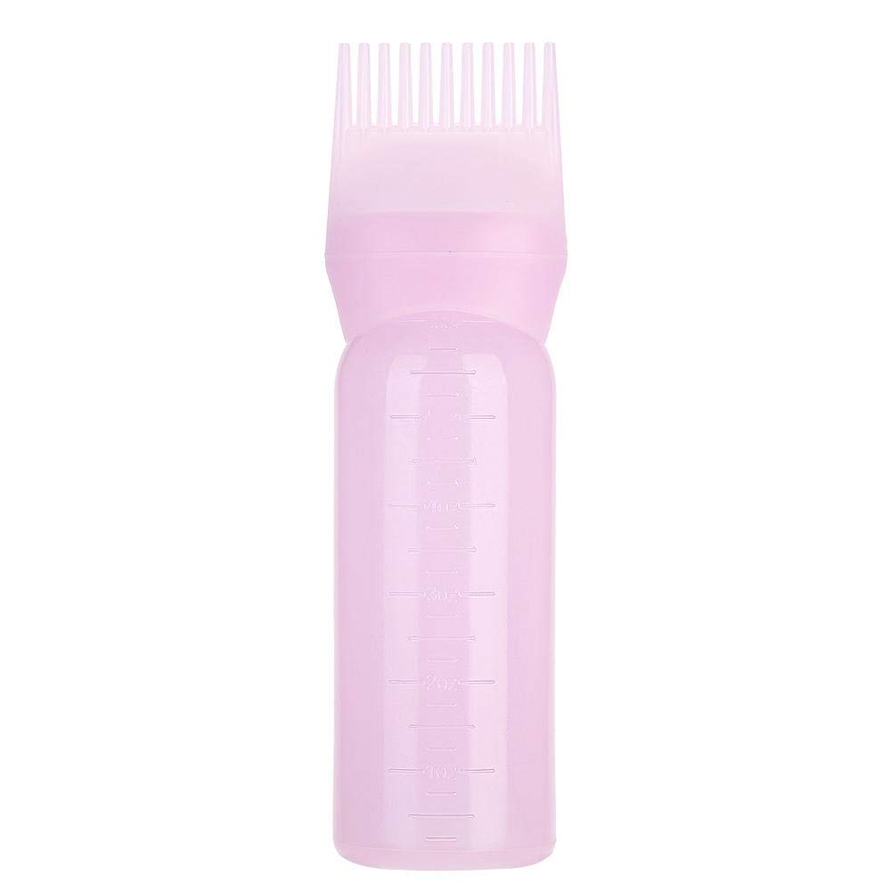 Lightweight Dye Brush with Oil Shampoo, 3 Colors (Pink, Black, Clear) Color Comb Applicator Tool for Professional Use