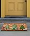 Christmas Tree Welcome Mat for Front Door, Natural Coir (30 x 17 in)