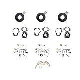 DEF Carb Repair Kit for Evinrude Johnson Dual 0398729 0396701 0392061 Mallory 9-37107 Sierra 18-7222 Horse Power 18 20 25 28 30 35 40 45 48 50 55 60 65 70 75 HP Outboard Motors with Float (3 package)