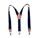 AWAYTR Kids Boys Adults Suspenders - 4 Sizes Sturdy Metal Clips Elastic Adjustable Suspender