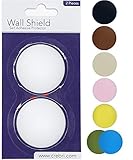 Door Bumper Wall Protector - Self Adhesive Door Stop White [BEST QUALITY ON THE MARKET] Wall Shield rubber Guard