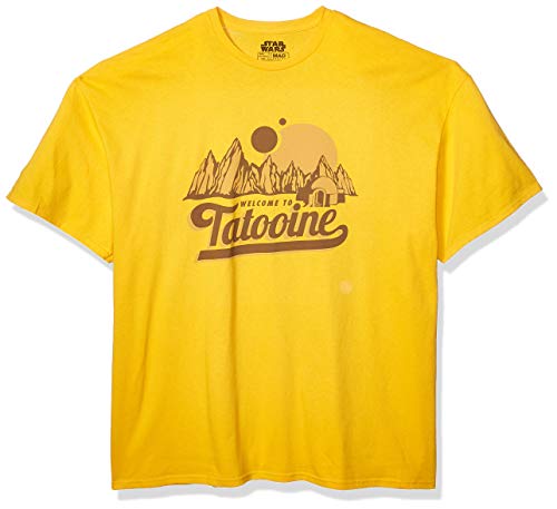 Star-Wars-Mens-Classic-Welcome-to-Tatooine-Skywalker-Mos-Eisley-T-Shirt
