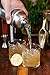 Cocktail Shaker Set by Barmade Supply - 24 Oz stainless steel shaker with built-in strainer, Mixing spoon, Muddler, Double jigger, 2 Liquor pourers - Professional bar accessories kit - Unique gift set