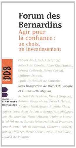 Agir pour la confiance