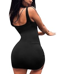 BeagimEG - Vestido sin mangas para mujer, estilo casual, sin mangas