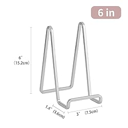 Plate Holder Easel Display Stand - 6 inch Metal