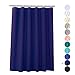 AmazerBath Navy Blue Shower Curtain, Thick PEVA, Heavy Duty Waterproof 72x72 with 3 Weighted Stones and 12 Grommets