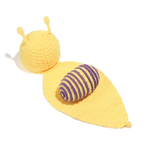 JTC Baby Newborn Boy Girl Crochet Knit Costume Photo Prop Yellow