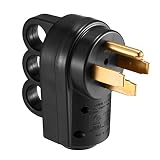 Miady 50AMP RV Replacement Male Plug with Easy Unplug Design