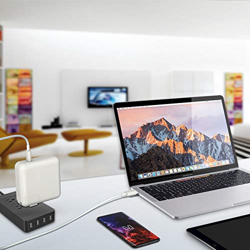 61W USB C Power Adapter Charger, UL Certified USB Type C Wall Charger with Power Delivery Fast Charging USBC Brick for MacBook Pro 13", MacBook Air, iPad Pro 2018, iPhone XS/Max/XR/X/8/8+ and More