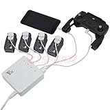 EXSPORT DJI Spark Battery Charger 5 In 1 Smart Multi Battery Intelligent Charging Hub Rapid Battery Charger for DJI Spark