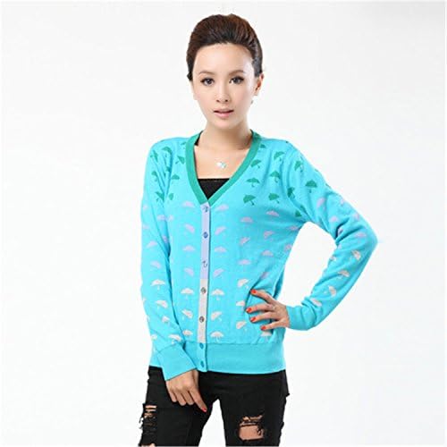 Sicong2 Sweet women's sweaters women sweater cardigan 2016 women knitted sweaters female cardigans knitwear pull femme printed long sleeve A GrayM Grace