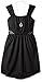 Amy Byer Girls' Sequin Inset V-Front Dress