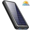 Trswyop Batterie Externe Chargeur Solaire 26800mAh, 【2022 Version Mise à Jour】 Chargeur Portable 3 Entrées USB C Power…