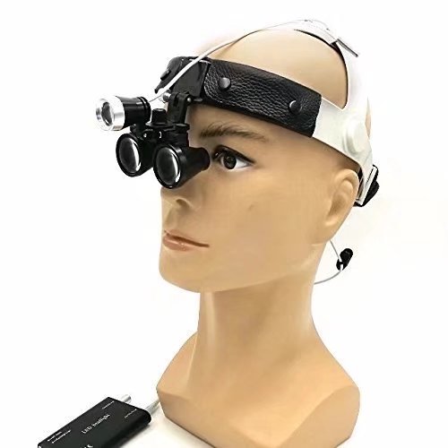 Ocean Aquarius Surgical Binocular 3.5X420mm Loupes Leather Headband