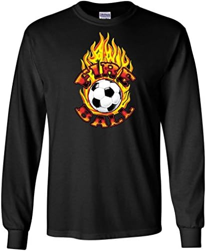 Fireball Soccer Long Sleeve Jersies Jersey Jersies tshirt-youth child large