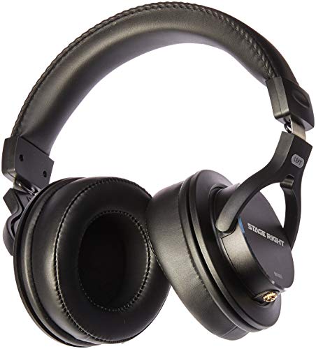 Monoprice Multimedia Studio Reference Monitor Headphones 53mm, Black