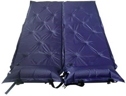 EUTTEUM New Air inflatable Self-Inflating Purple Camping Mat Pillow Sleeping Pad Mattress Bed