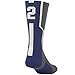 TCK Player Id Number Crew Sock - Red/Graphite/White