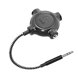 LP Headphone Splitter, Nylon-Braided 3.5mm Audio Stereo Splitter, Male to 3 Female Ports for MacBook, Mac, iPad, iPhone(&le;6), iPod, Tablet, Laptop, PC, Earphone, Kindle, MP3 Player, Speaker & More