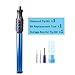 Electric Engraver Pen 3 Diamond Tip Bit Etching Carve Tool Metal Engraving Carbide Scribe Drilling Pen Engrave Jewellery Stone Wood Plastic Leather Glass (Blue)