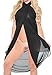 LA LEELA Women's Bikini Sarong Cover up Wraps One Size Solid Black