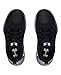 Under Armour Boys' Pre-School Jet Mid Basketball Shoes, Black/Steel,1 Medium US Little Kid