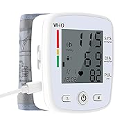 Wrist Blood Pressure Monitor Wrist Cuff, BP Automatic Digital Portable Adjustable Home Pressure M...