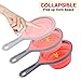 Measuring Cups and Measuring Spoons Set - 8 Piece Silicone Collapsible Measurement Tools for Dry and Liquid Ingredients - Multifunctional Kitchen Measuring Utensils BPA Free and Non Toxic, Colorful