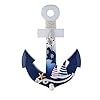 WINOMO 28x20cm Anchor Shape Wooden Hanging Wall Ornament Nautical Decor 41ghmHEKeiL