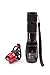 PowerLx Safety Light Set Rechargeable and Super Bright Flashlight With Handlebar Mount That Fits Most Bikes