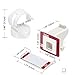 RovingCove Ergonomic Magnetic Cabinet Baby Locks 8-pk, Child Proof Drawer Cupboard Latches, Adhesive, Easy Install with Starter Tape System, 8 Locks 2 Ring Keys